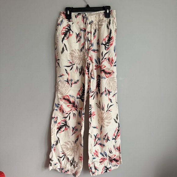 Briggs New York Pants - Briggs Floral Wide Leg Pants